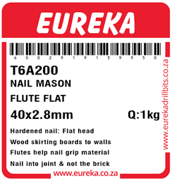 T6A200 - Masonry Nail -T6A200_Label_T